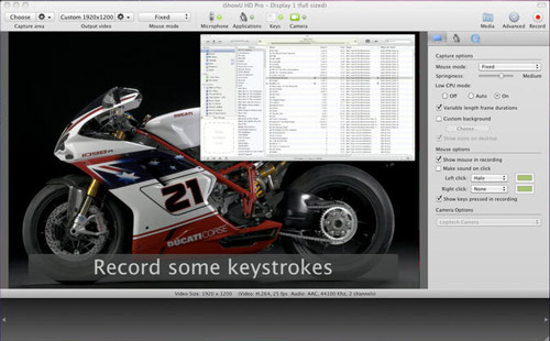 The best screen recording software on mac - iShowU HD